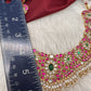 Jadau Kundan Emerald Pearls Short Necklace