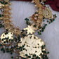Jadau Kundan Pearls Green Beads Guttapusallu Necklace