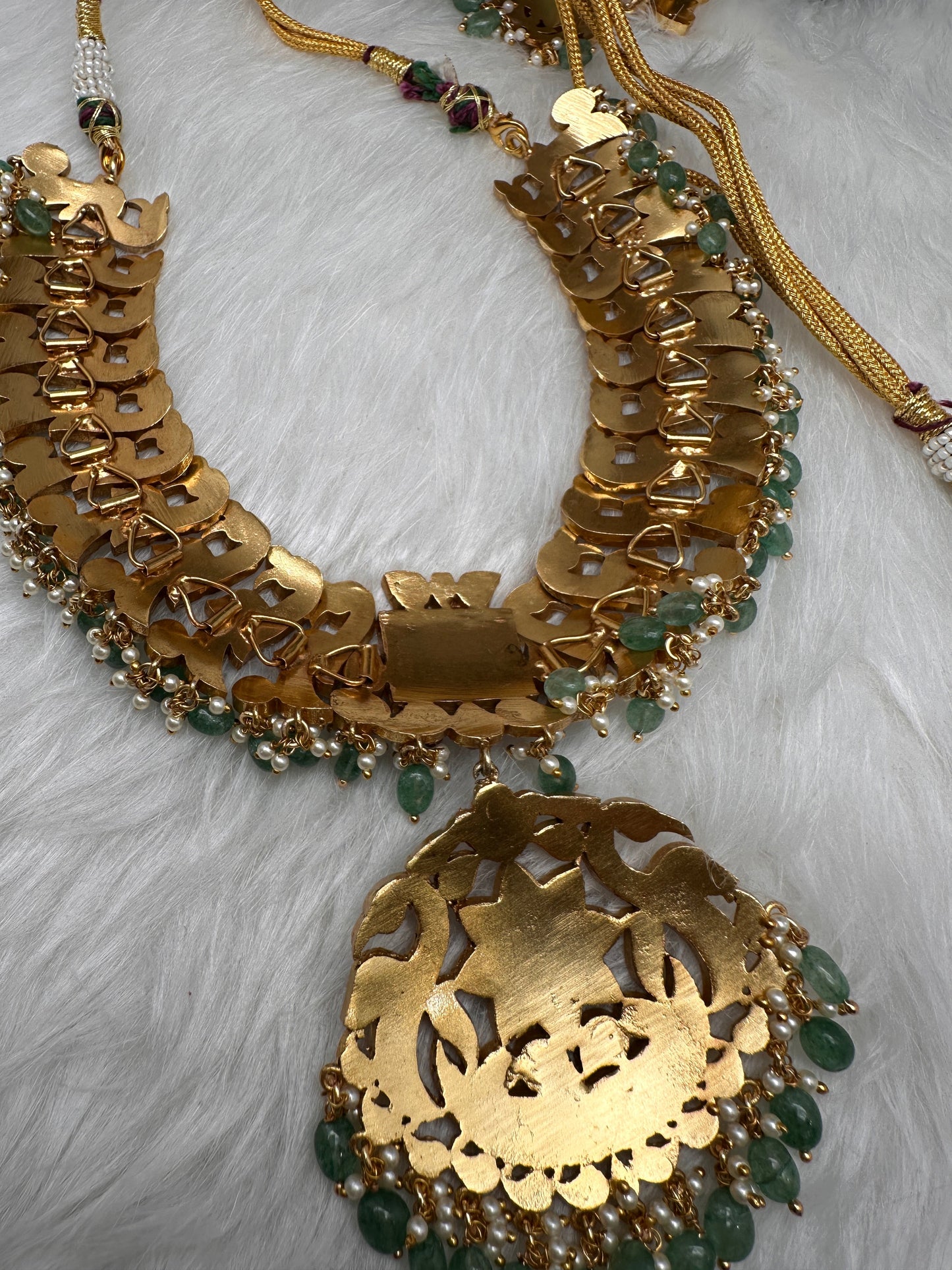 Jadau Kundan Necklace with Earrings