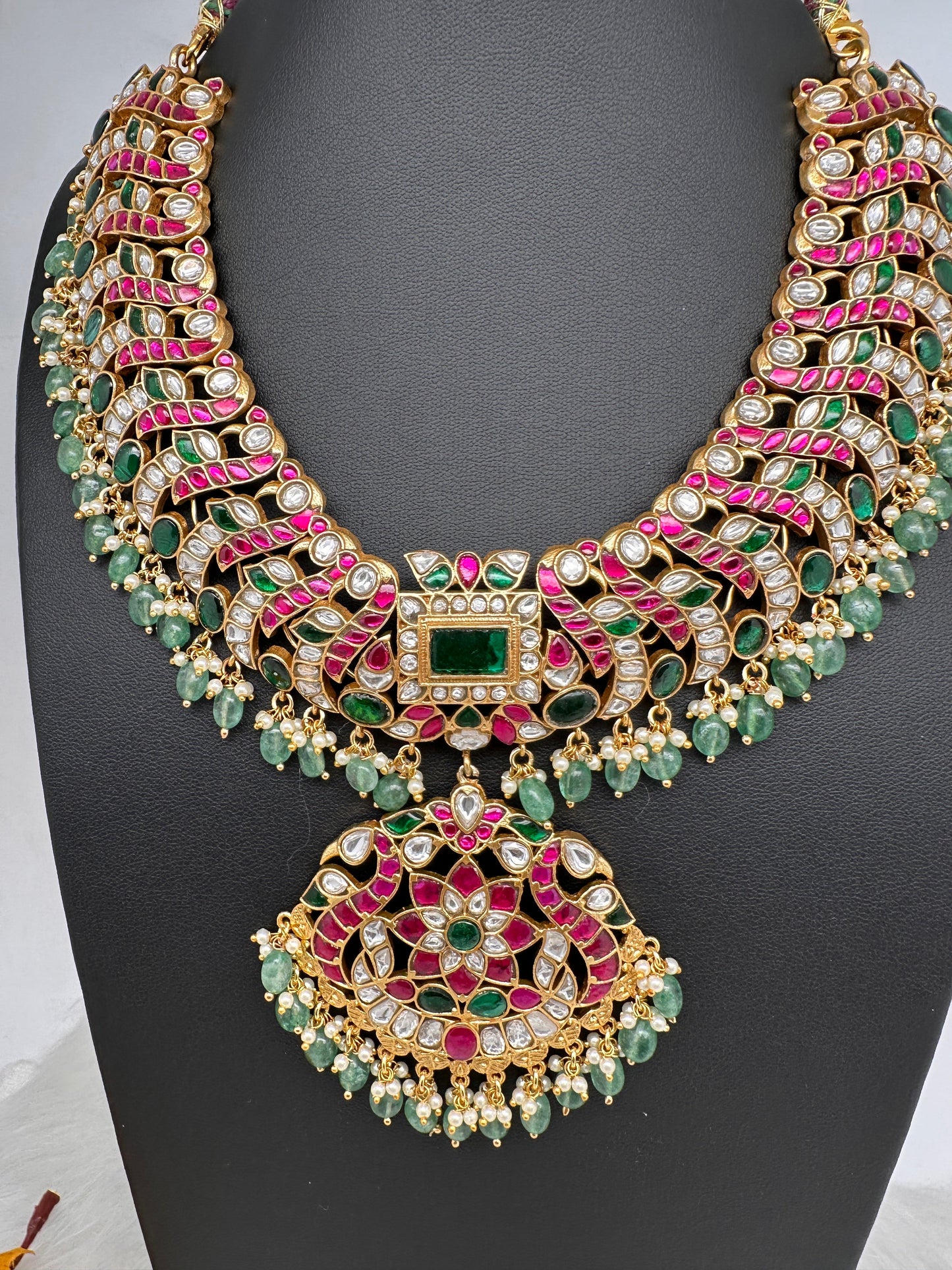 Jadau Kundan Necklace with Earrings