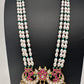 Jadau Kundan Emerald Pearls Long Necklace