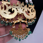 Jadau Kundan Emerald Pearls Long Necklace