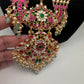 Jadau Kundan Swaroski Pearls Long Rani Haar Necklace