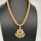 Jadau Kundan Green Potta Stones Short Necklace