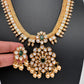 White Clear Green Short Necklace
