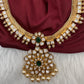 White Clear Green Short Necklace