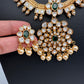 White Clear Green Short Necklace