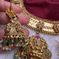 Jadau Kundan Goddess Lakshmi Statement Necklace
