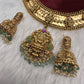 Jadau Kundan Goddess Lakshmi Statement Necklace