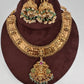 Jadau Kundan Goddess Lakshmi Statement Necklace