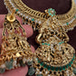 Jalebi Jadau Kundan Goddess Lakshmi Necklace with Detachable Pendent