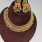 Jalebi Jadau Kundan Goddess Lakshmi Necklace with Detachable Pendent