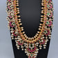 Rice Pearls Jadau Kundan Long Guttapusalu Necklace