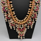Rice Pearls Jadau Kundan Long Guttapusalu Necklace