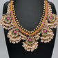 Rice Pearls Jadau Kundan Short Guttapusalu Necklace