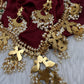 Rice Pearls Jadau Kundan Long Guttapusalu Necklace with Chandbali