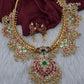 Rice Pearls Jadau Kundan Mid Length Guttapusalu Necklace