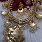 Floral Rice Pearls Jadau Kundan Necklace