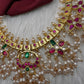 Rice Pearls Jadau Kundan Short Necklace