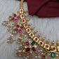 Rice Pearls Jadau Kundan Short Necklace