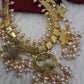 Rice Pearls Jadau Kundan Short Necklace