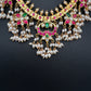 Rice Pearls Jadau Kundan Short Necklace