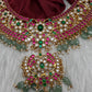 Broad Neckline Jadau Kundan Short Necklace