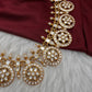 Jadau Kundan White Bottu Short Necklace - 