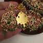 Jadau Kundan Necklace with Earrings - 