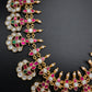 Jadau Kundan Floral Necklace - 