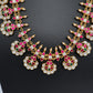 Jadau Kundan Floral Necklace - 