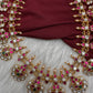 Jadau Kundan Floral Necklace - 