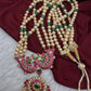 Jadau Kundan Long Rani Haar Necklace with Swarovski Pearls - 