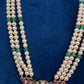 Jadau Kundan Long Rani Haar Necklace with Swarovski Pearls - 