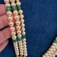 Jadau Kundan Long Rani Haar Necklace with Swarovski Pearls - 