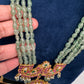 Jadau Kundan Long Rani Haar Necklace with Emerald Beads - 