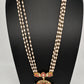 Jadau Kundan Rice Pearls Long Mala Necklace - 
