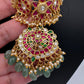 Jadau Kundan Pearls Short Necklace | JA000343