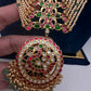 Jadau Kundan Pearls Long Mala Haar Necklace - JA000345