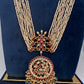 Jadau Kundan Pearls Long Mala Haar Necklace - JA000345
