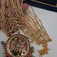 Jadau Kundan Pearls Long Mala Haar Necklace - JA000345