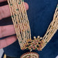 Jadau Kundan Pearls Long Mala Haar Necklace - JA000345