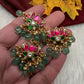 Jadau Kundan Lotus Pendant Set - product photo 2