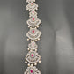 Diamond Finish CZ Ruby Red Stone Jada Billa Hair Pin Set