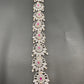 Diamond Finish CZ Ruby Red Stone Jada Billa Hair Pin Set