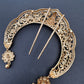 Matte Finish Goddess Lakshmi  Jada Billa Hair Pin.