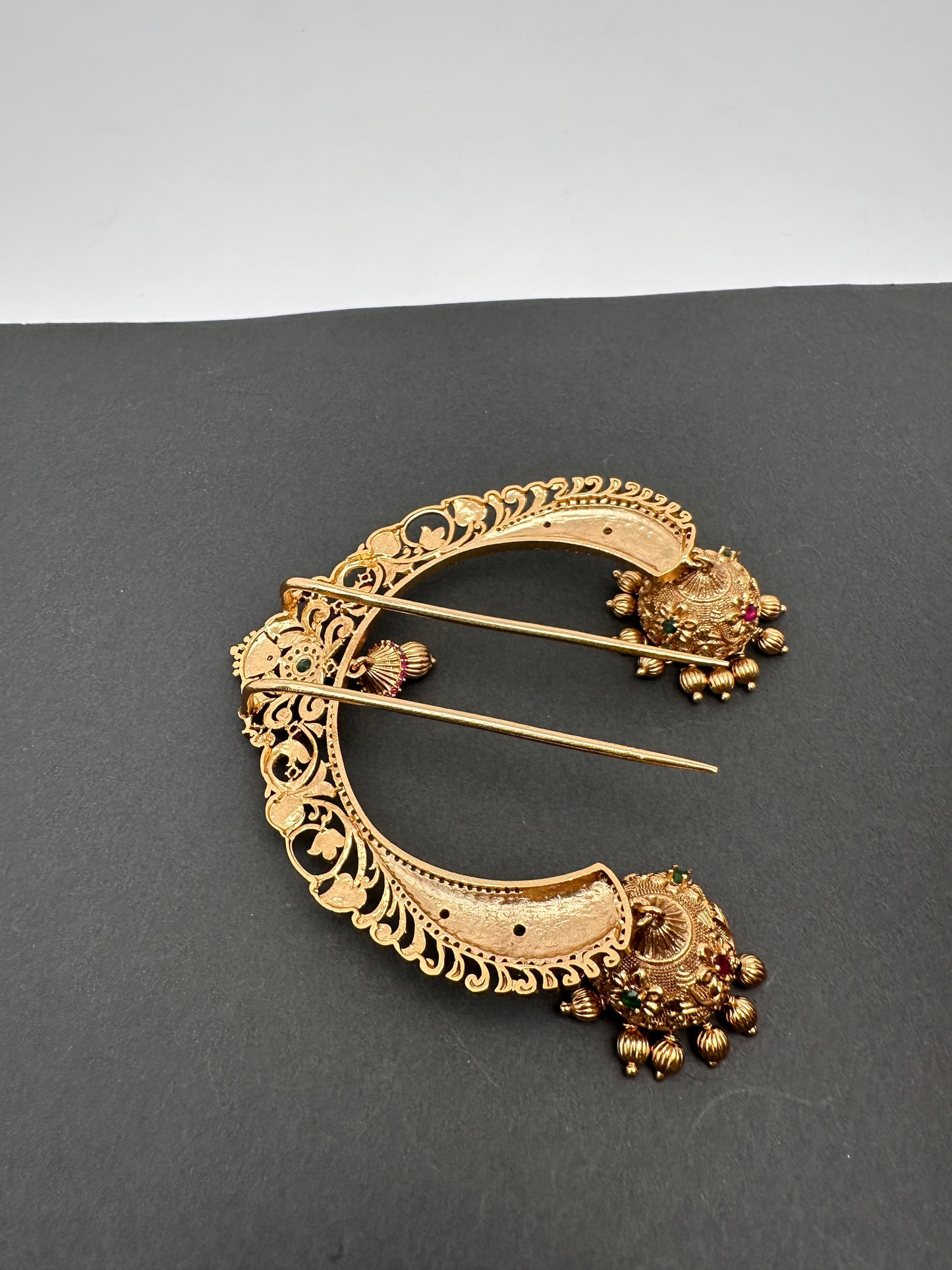 Matte Finish Goddess Lakshmi  Jada Billa Hair Pin.