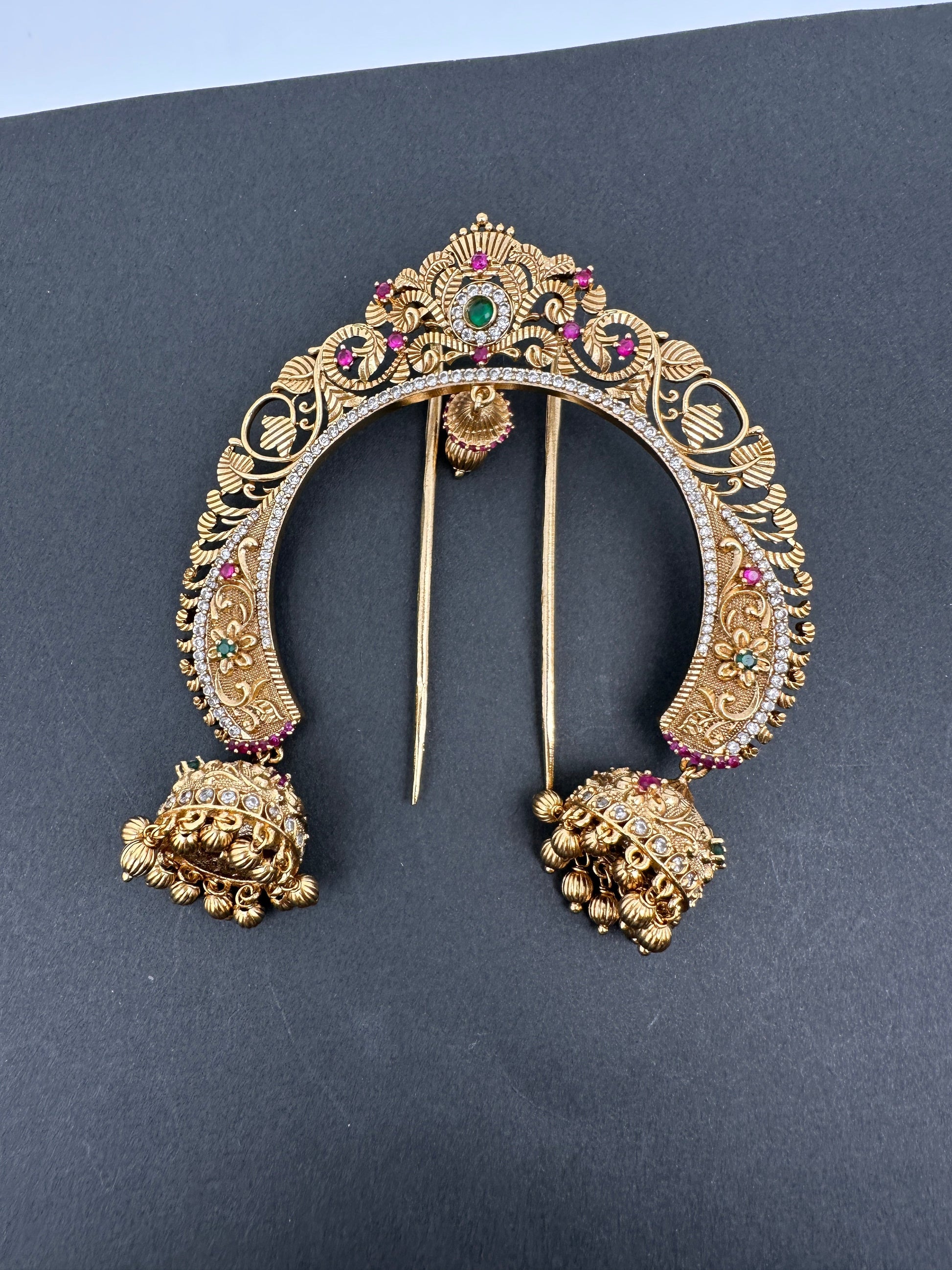 Matte Finish Goddess Lakshmi  Jada Billa Hair Pin.