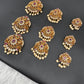 Matte Finish CZ Jada Billa Hair Pin Set