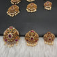 Matte Finish CZ Jada Billa Hair Pin Set